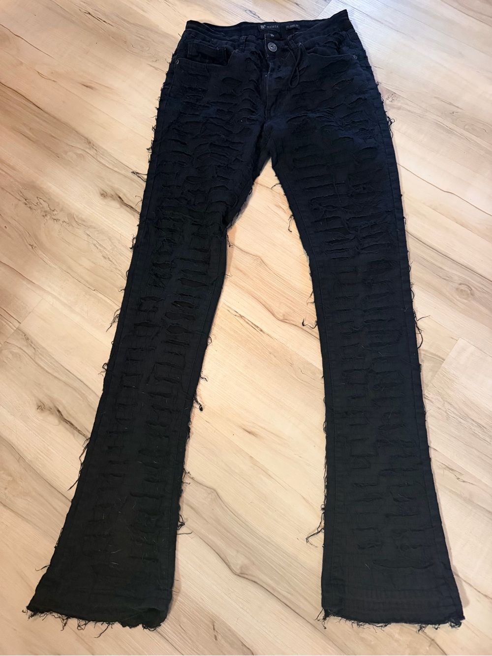 Waimea Ripped Flare Jeans